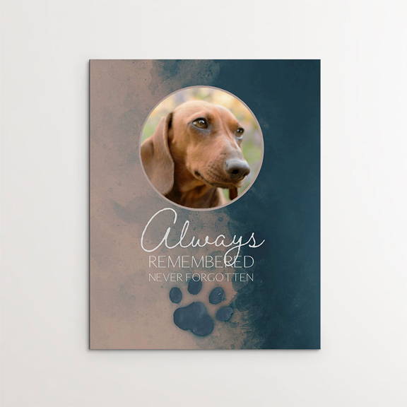 Always Remembered, Never forgotten, Dachshund dog memorial