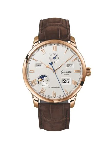 Senator Perpetual Calendar Red Gold / Silver