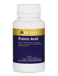 Bioceuticals Folinic Acid 120 Capsules