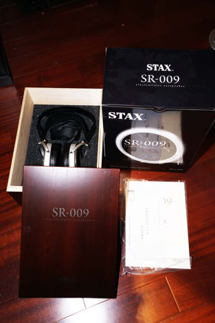 Stax SR-009 Electrostatic Headphones (SN SZ9-2597)