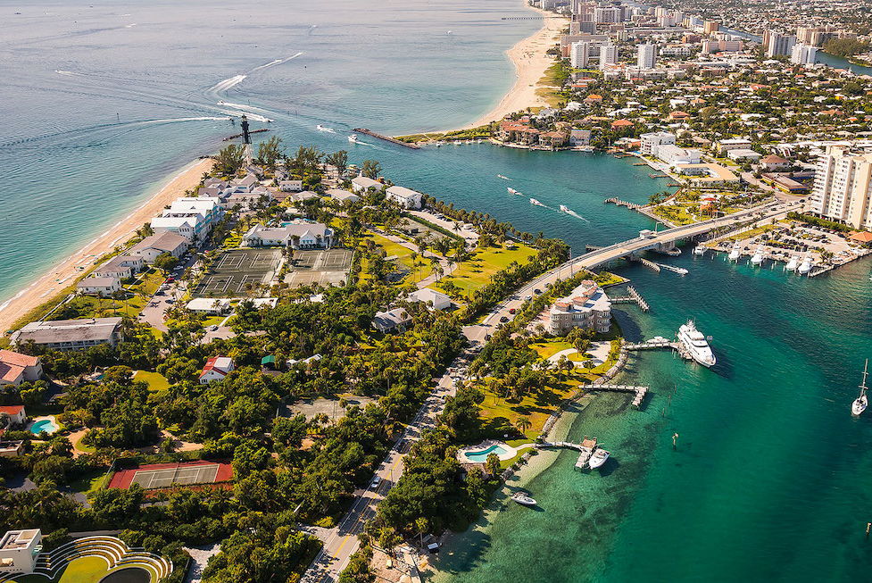 skyview of POMPANO BEACH
