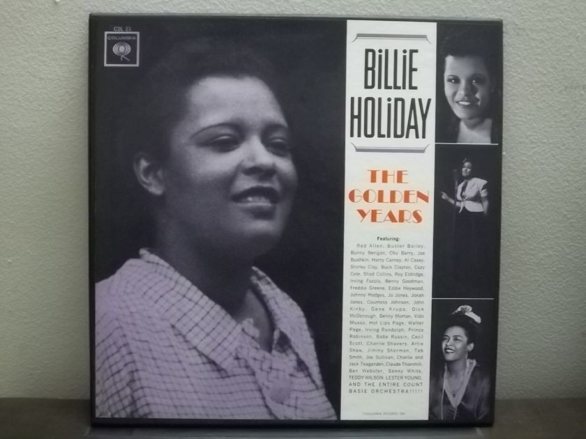 Bille Holiday The Golden Years - Columbia Mono  3lp Box Set