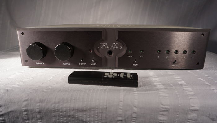Belles Reference 22A Tube Preamplifier in Black color