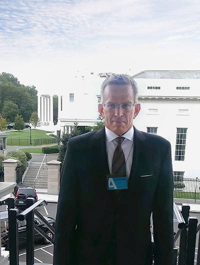AlertsUSA principle at the White House.