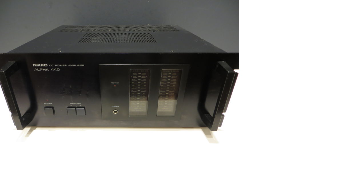 NIKKO POWER AMPLIFIER ALPHA 1　M-204　ジャンク NIKKO POWER AMPLIFIER ALPHA 1 M-204 ジャンク