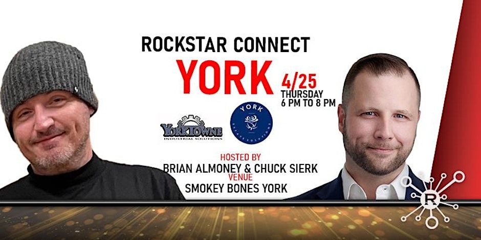 Free Rockstar Connect York Networking Event (April, PA) promotional image