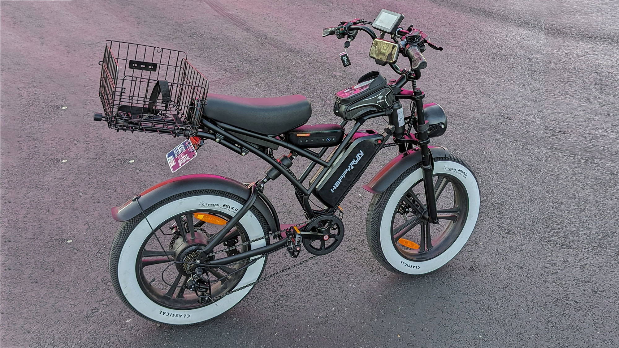 Tank G50 Electric Bike with DIY Cargo Basket