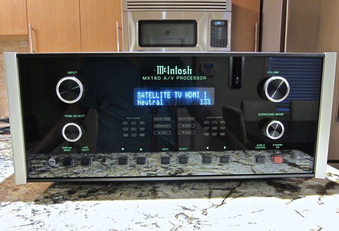 McIntosh MX160 A/V Preamp surround sound processor as n...