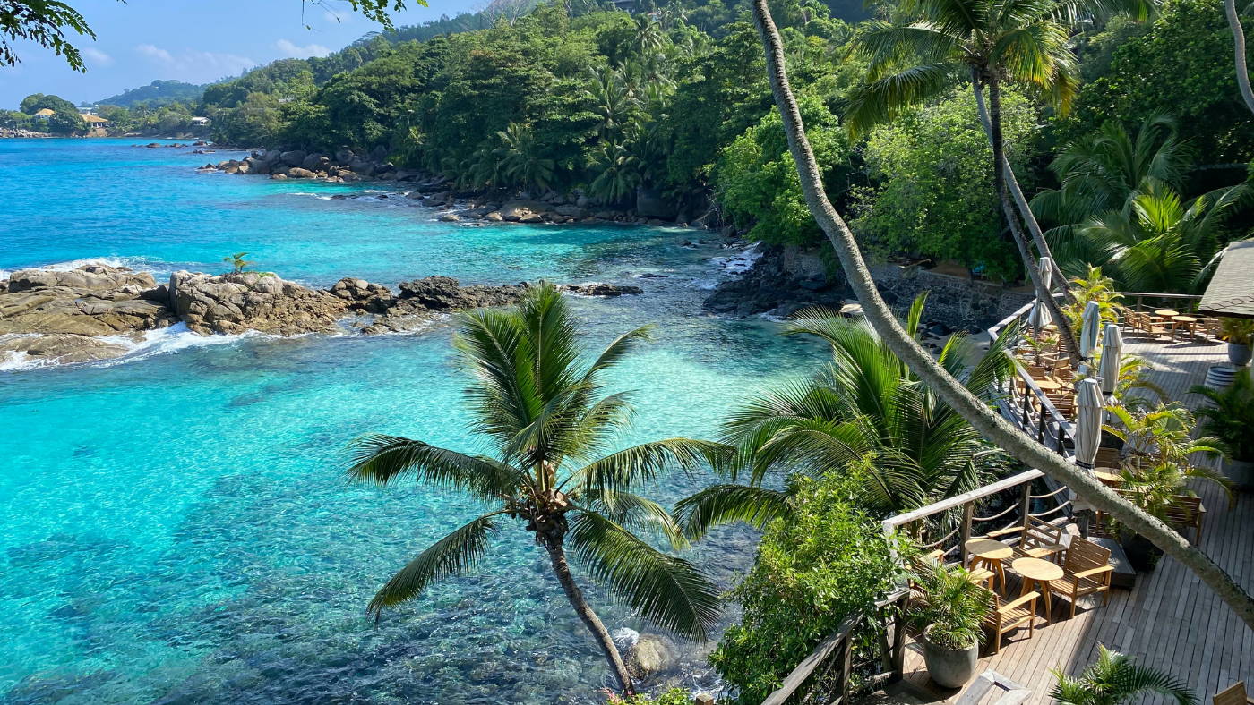 Bambina Seychelles Travel Guide Palm Trees and Crystal Clear Indian Ocean Tropical Paradise