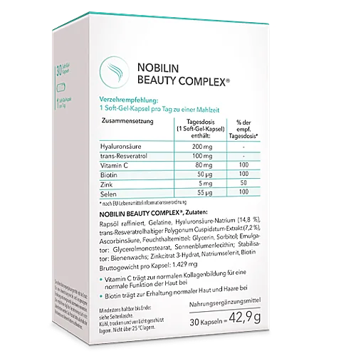 Nobilin Beauty Complex® - Peau, Cheveux & Ongles