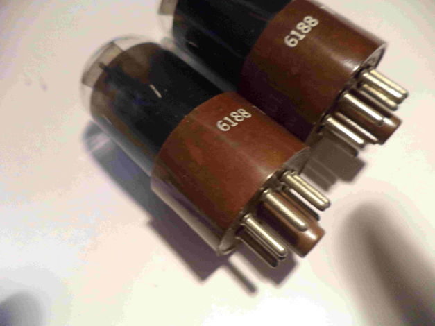 Two very rare 6188 , 6SU7, special  6SL7 tubes by Tung-...