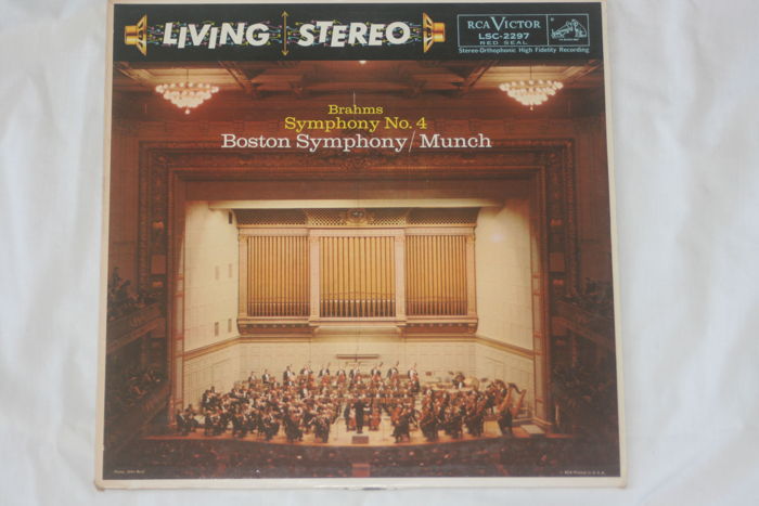 Boston Symphony/Munch - Brahms Symphony No. 4 RCA Victo...