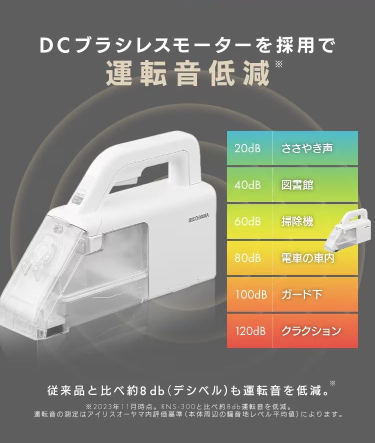 運転音低減