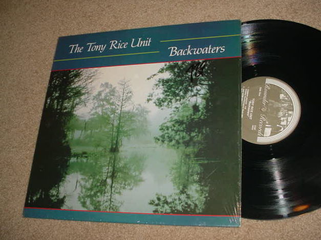 THE TONY RICE UNIT - backwaters  lp record