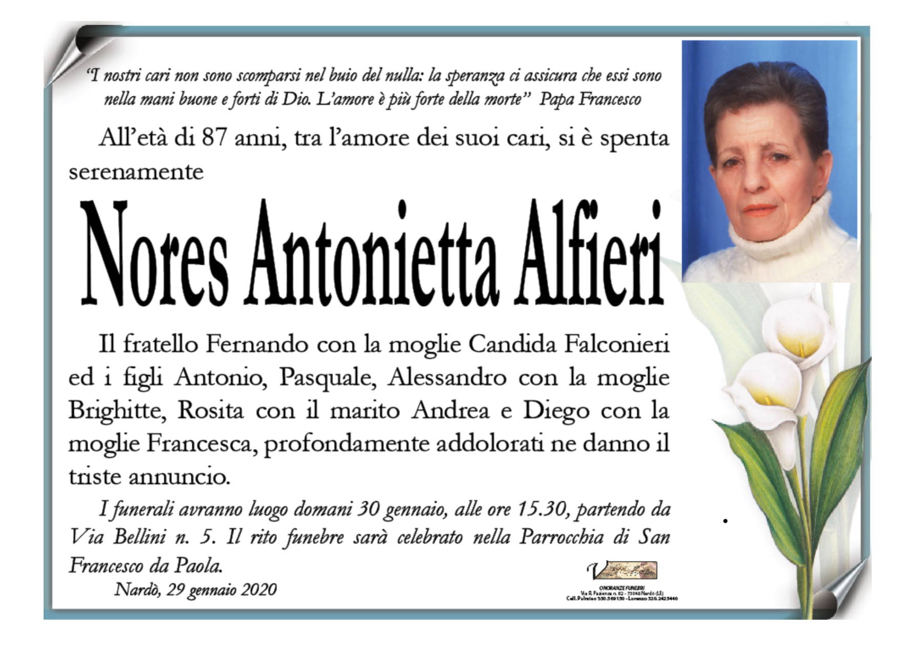 Nores Antonietta Alfieri