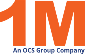 1M company logo, an OCS group company