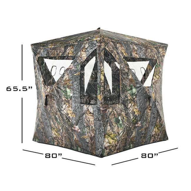 Deluxe Pop-Up Hunting Ground Blind, 1-2 Person Tent, Hunting Gear, Equipment, and Accessories