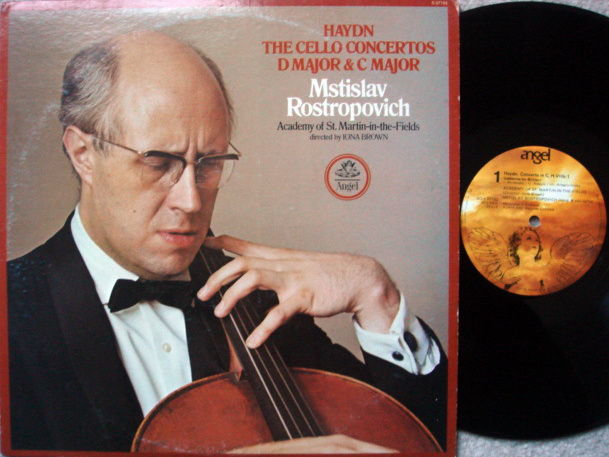 EMI Angel / ROSTROPOVICH-BROWN, - Haydn Cello Concertos...