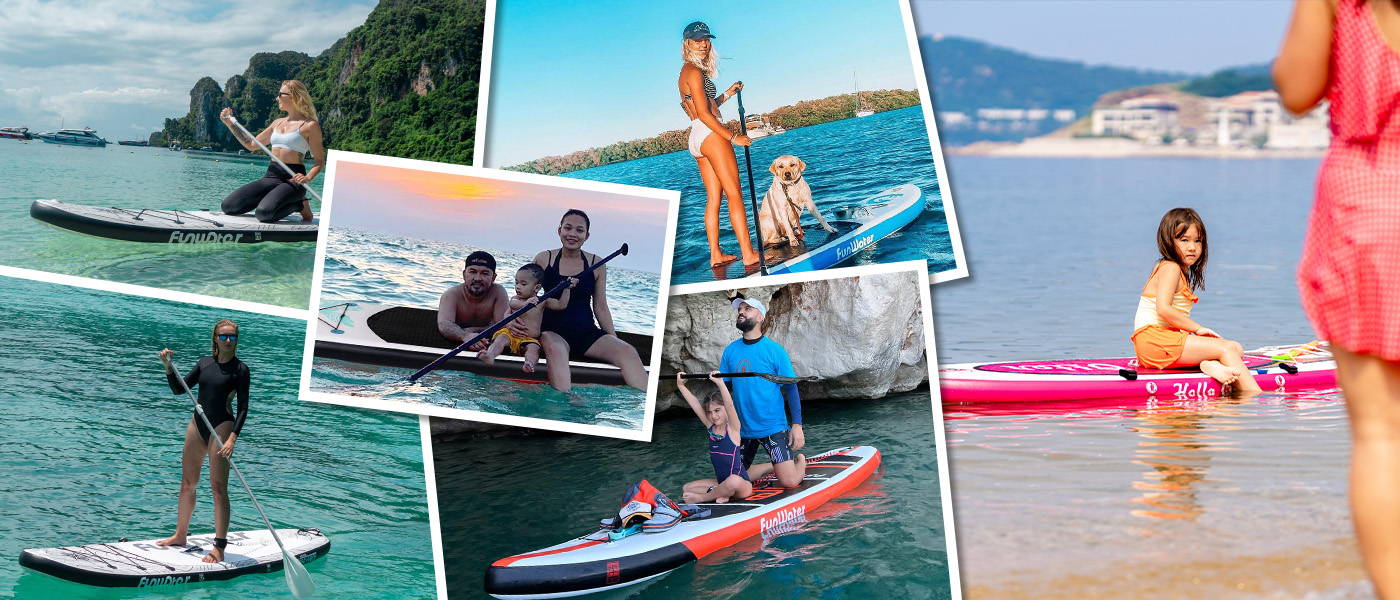 Funwater paddle for paddleboard can use on paddle boards, Kayaks and child SUP