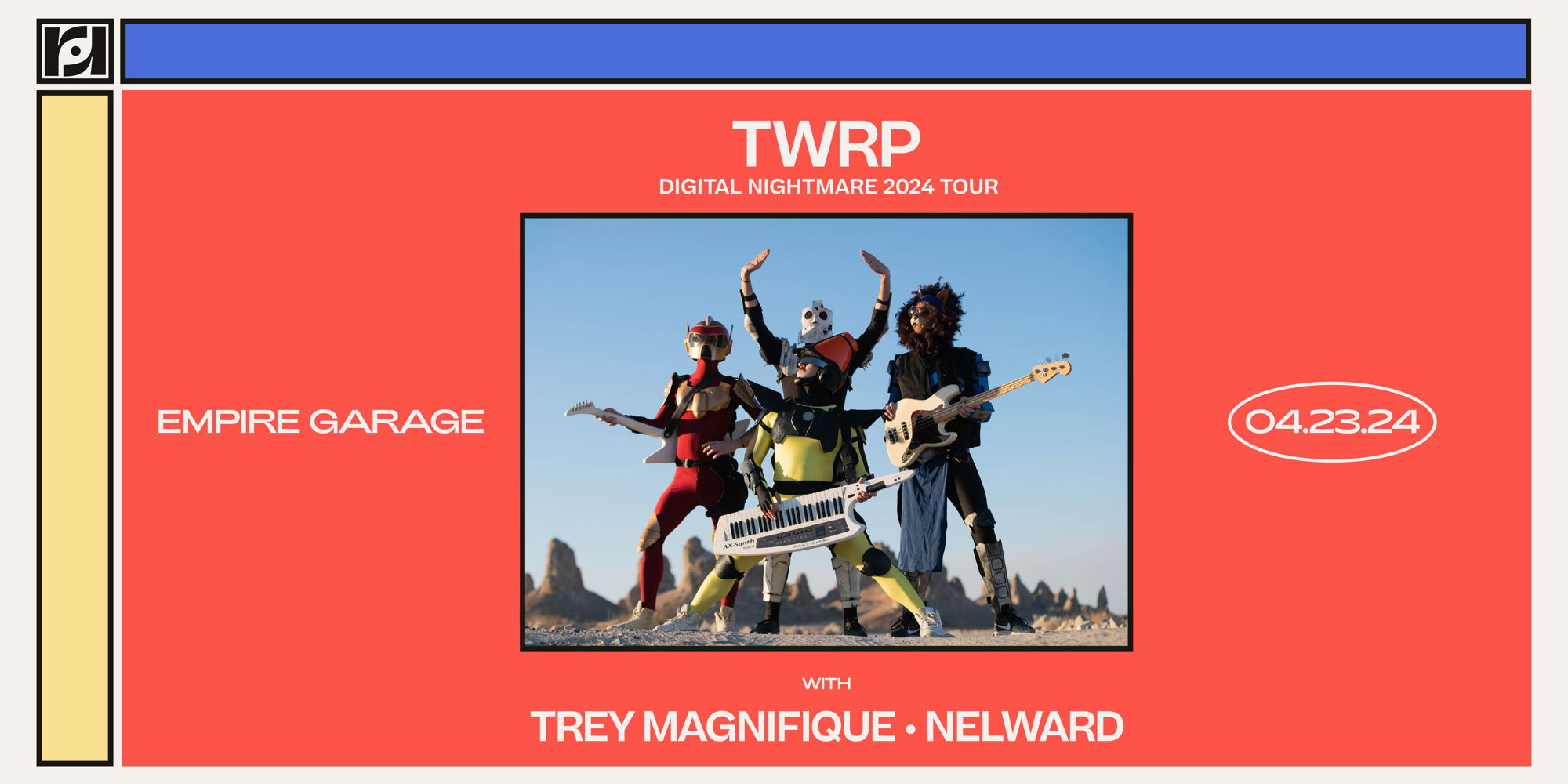 Resound Presents: TWRP Digital Nightmare 2024 Tour  w/ Trey Magnifique and Nelward at Empire Garage promotional image