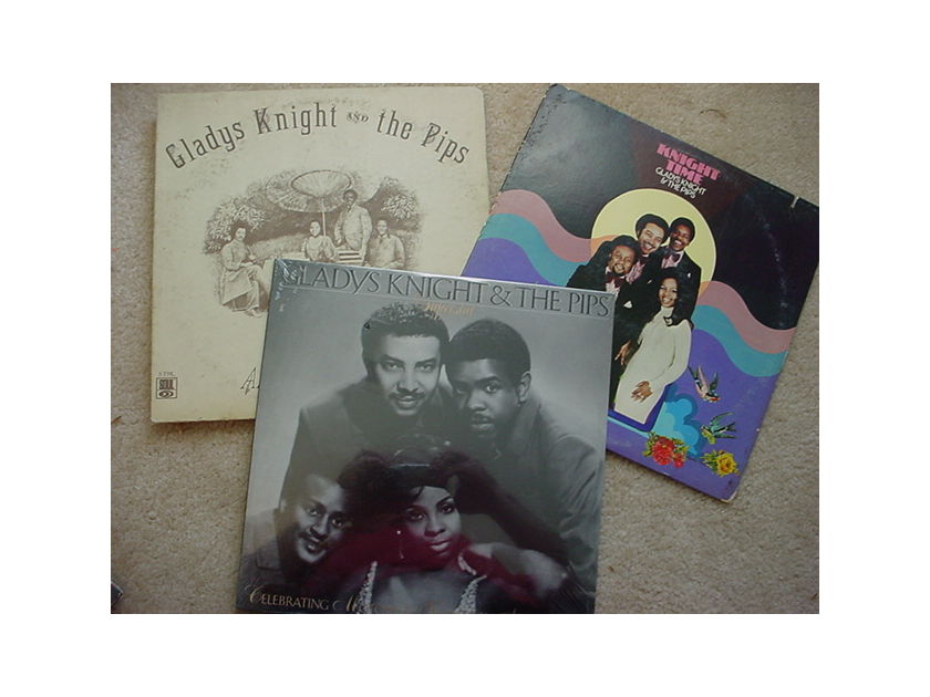 7- GLADYS KNIGHT & THE PIPS - lp's, one price 4 still sealed