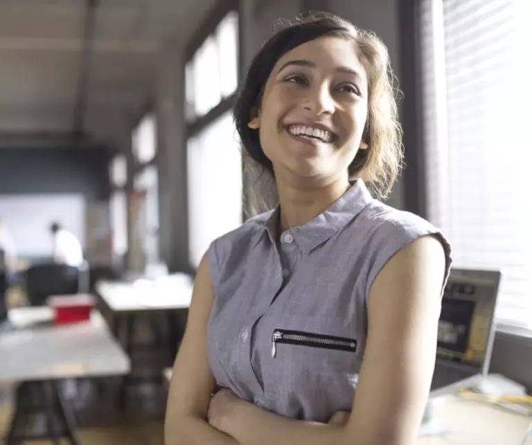 Woman Smiling