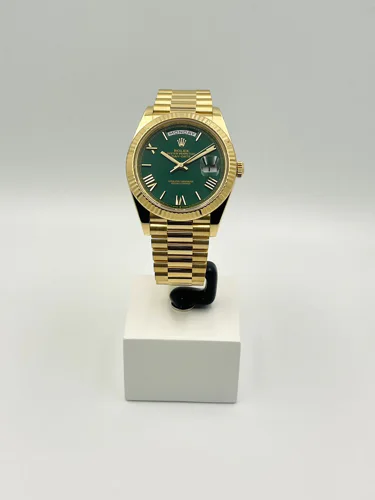 Rolex Day-Date 40 Green Dial Roman Numerals
