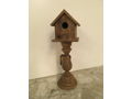 Decorative wooden birdhouse