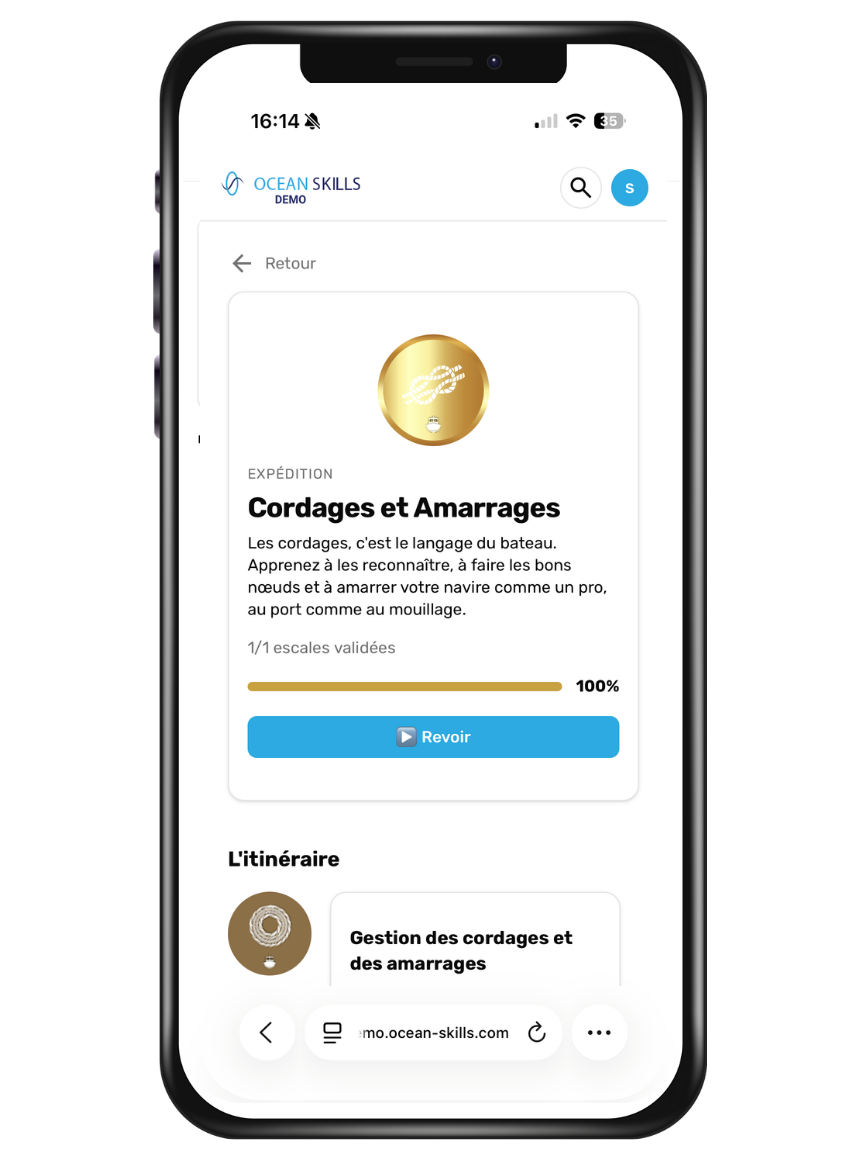 Le catalogue Ocean Skills accessible en illimité