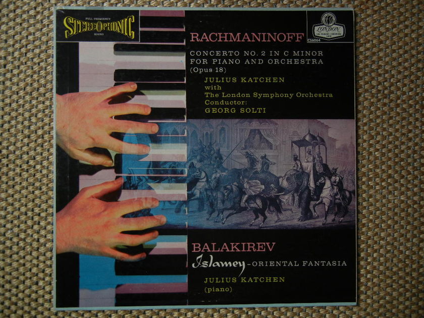 RACHMANINOFF-BALAKIREV/ - Concerto No.2 for piano/Islamey Oriental Fantasia London CS--6064 Original BLUEBACK Stereo