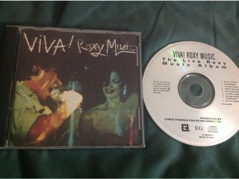 Roxy Music - Viva! Roxy Music The Live Roxy Music Album E.G. Reprise Records CD