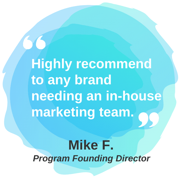 Mike F's testimonial and positive review