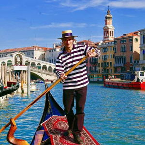 Gondola tour in Venice