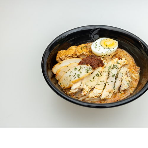 Steam Chicken laksa