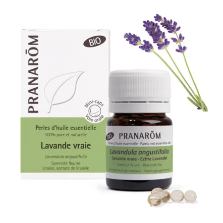 Ätherische Öl Perlen aus echtem Bio-Lavendel