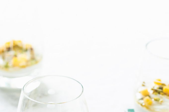 Greek Yogurt with Honey and Pistachios