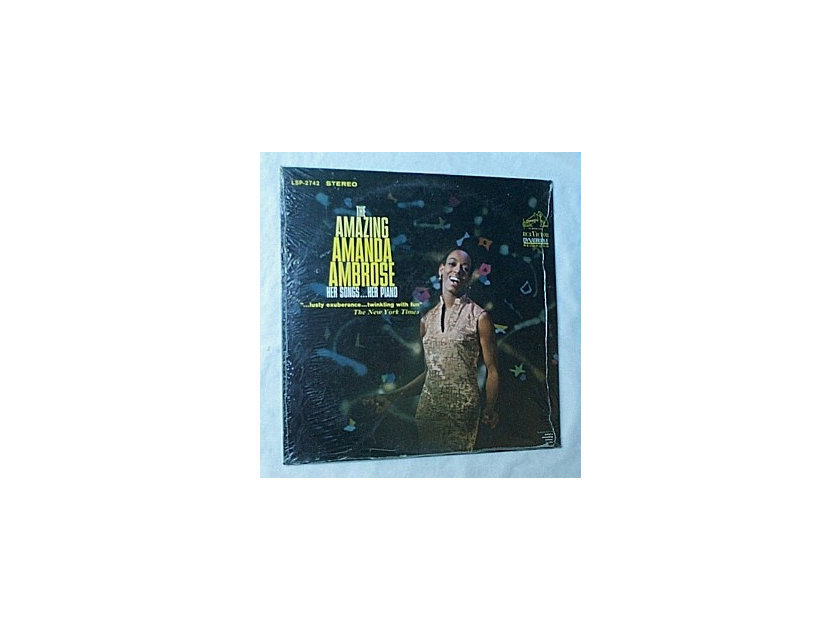 AMANDA AMBROSE LP~THE AMAZING - AMANDA AMBROSE~rare 1963  SEALED vocal jazz album on RCA Victor