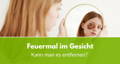 Feuermal im Gesicht