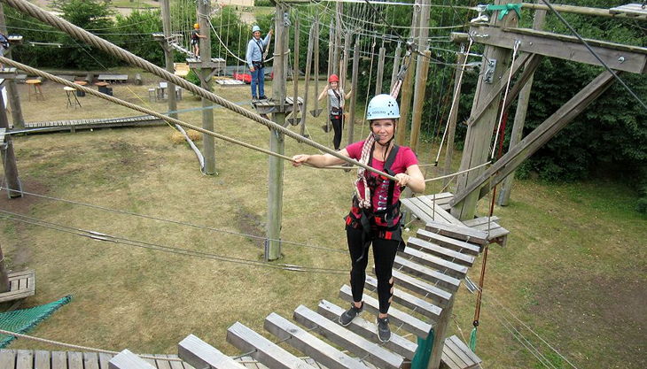 querfeldein hochseilgarten spaß und abenteuer