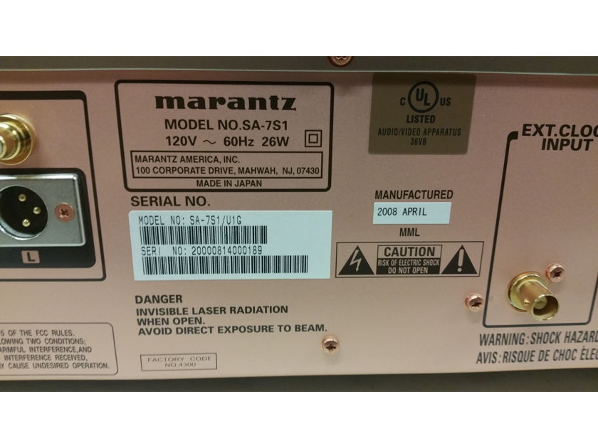 Marantz Reference SA-7S1 SACD/CD player