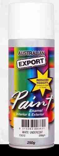 Aussie Export Spray Paint White Undercoat Export 250gm