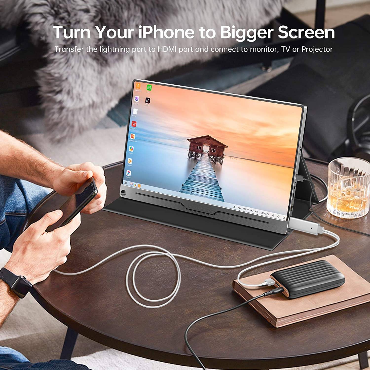 UCable - 3 IN 1 "I-O-S/Andriod to HDTV" Cable