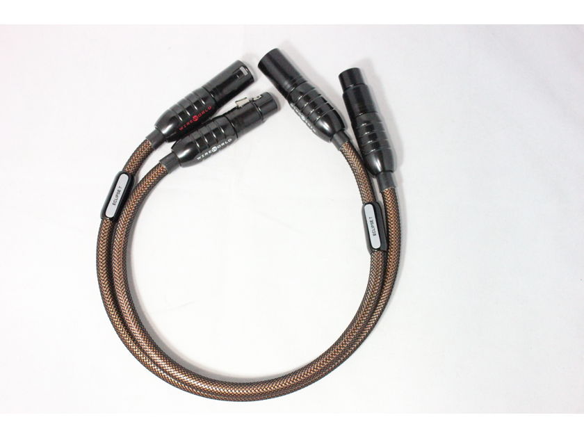 Wireworld Eclipse 7 0.5m XLR interconnect cable pair