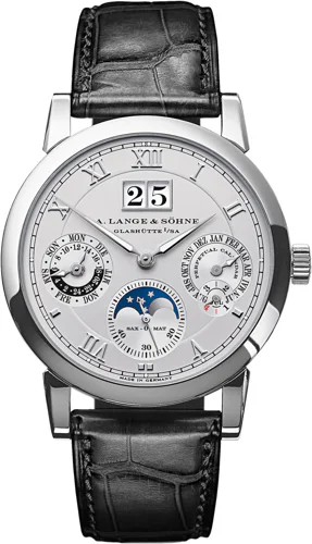 A. Lange & Söhne Langematik Perpetual 310.025 with Platinum Deployant Clasp