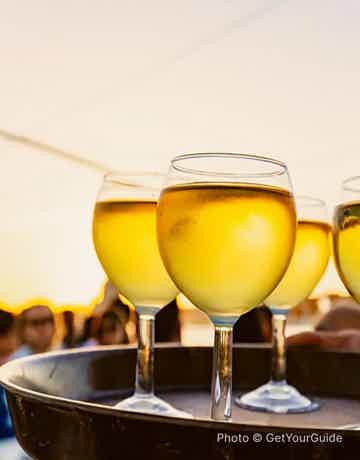 Sip a refreshing welcome drink