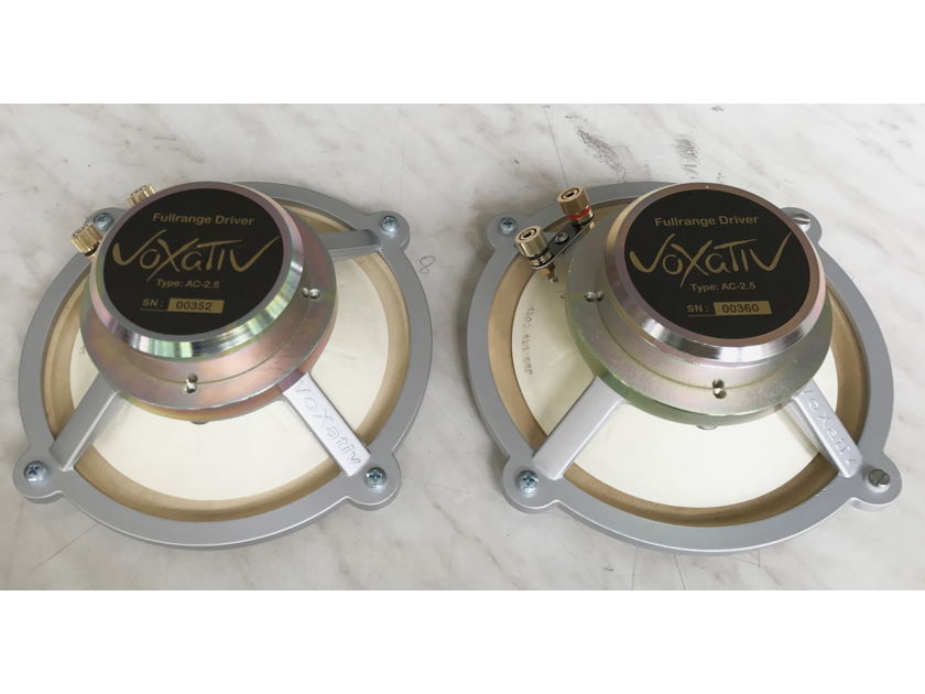 Voxativ AC-2.5 - one selected pair of drivers. Rare type with leather surrounds