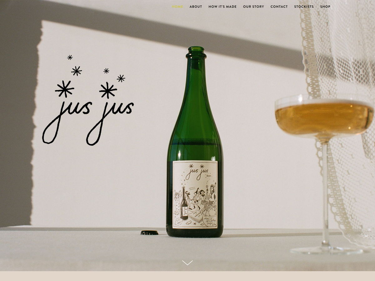 Screenshot of A touch of sophistication, from the brown websites collection.
