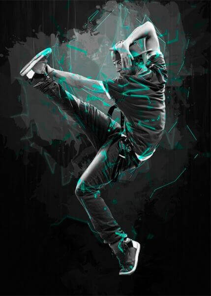 Electrix Action - электрические разряды вокруг объекта в Фотошоп