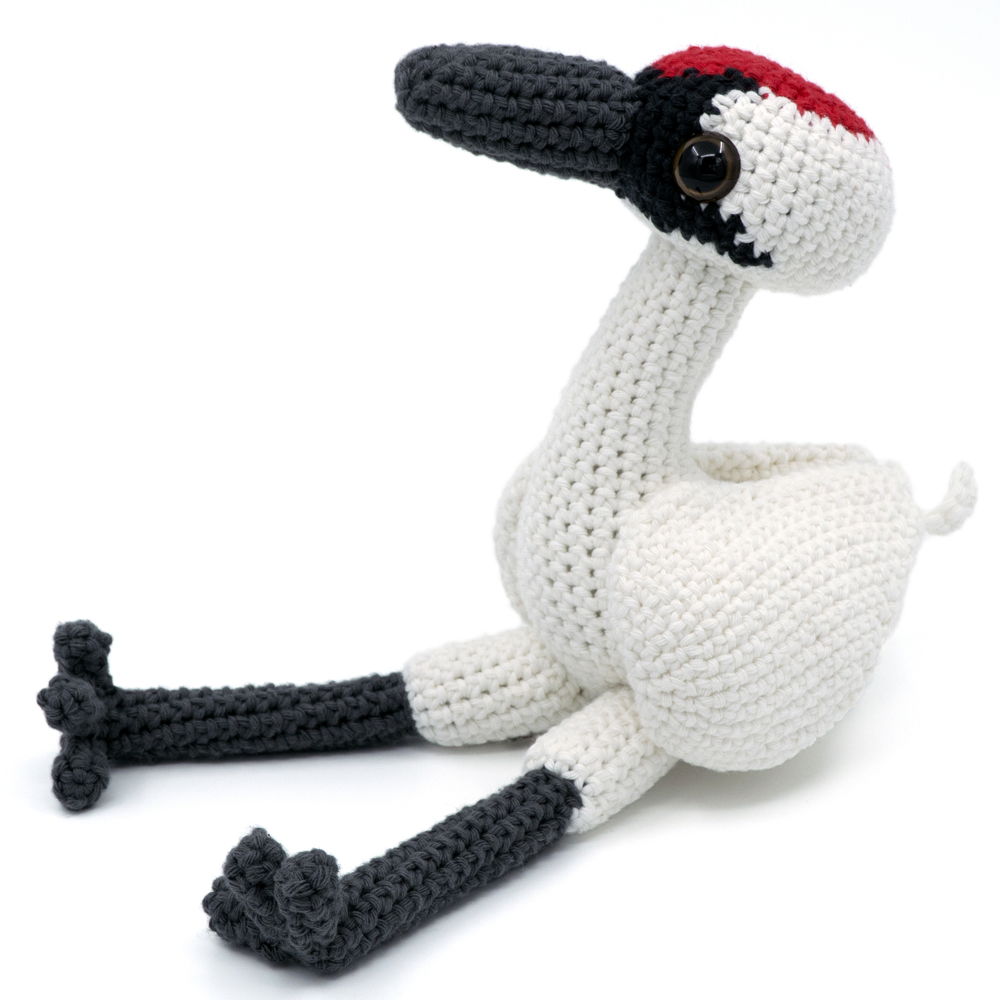 Amigurumi Whooping Crane