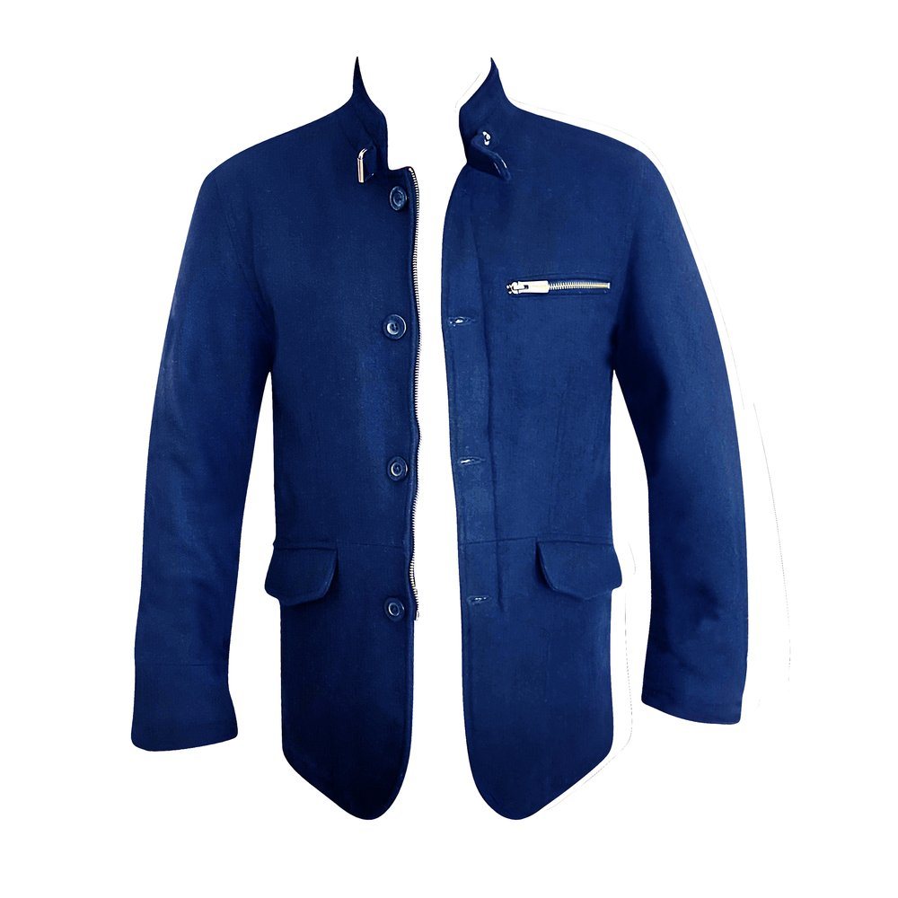 BOGOTA - Blue WOOL AND CASHMERE - Image 2